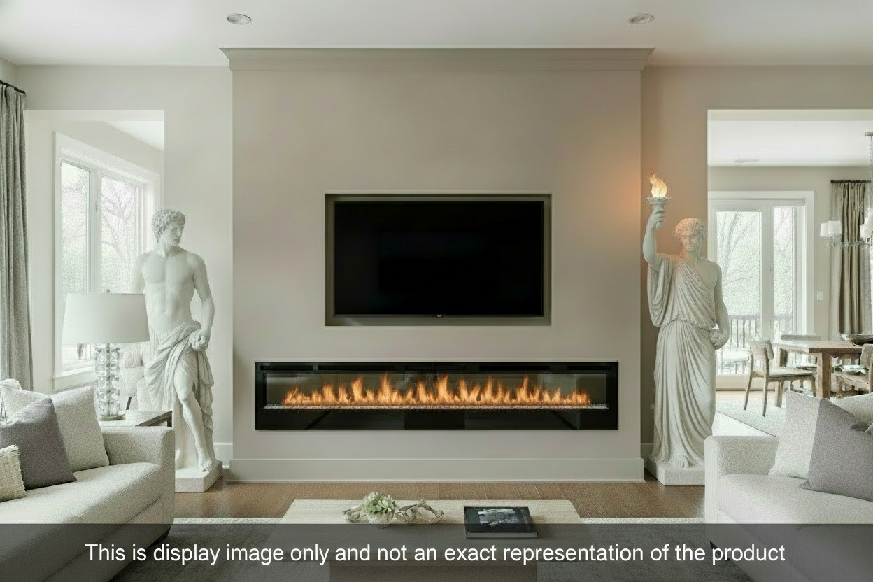 a basic chimney breast style media wall frame plan