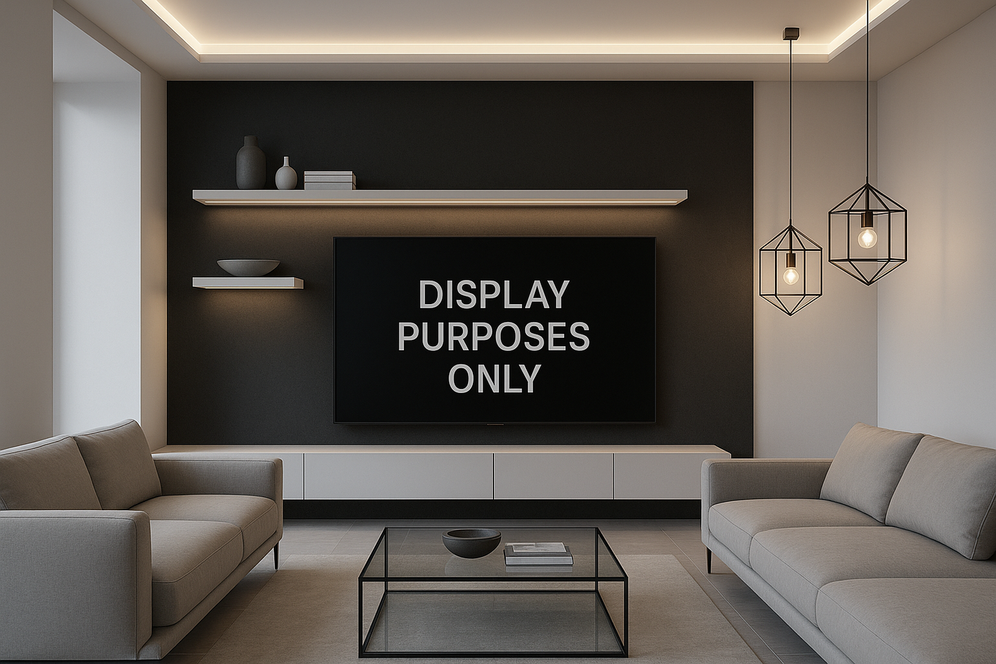 add the text for display purposes only