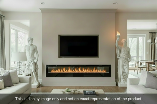 a basic chimney breast style media wall frame plan 